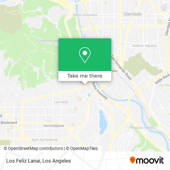 Los Feliz Lanai map