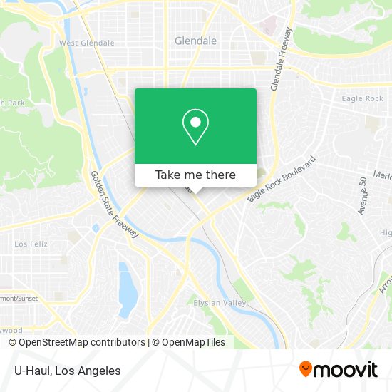 U-Haul map