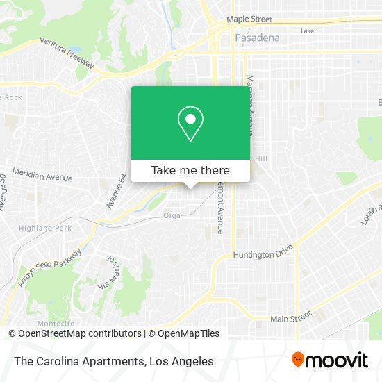 The Carolina Apartments map