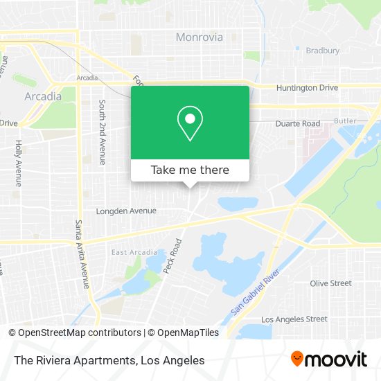 The Riviera Apartments map