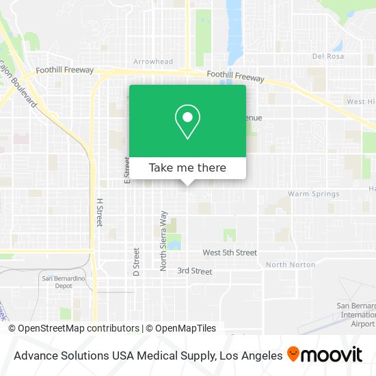 Mapa de Advance Solutions USA Medical Supply