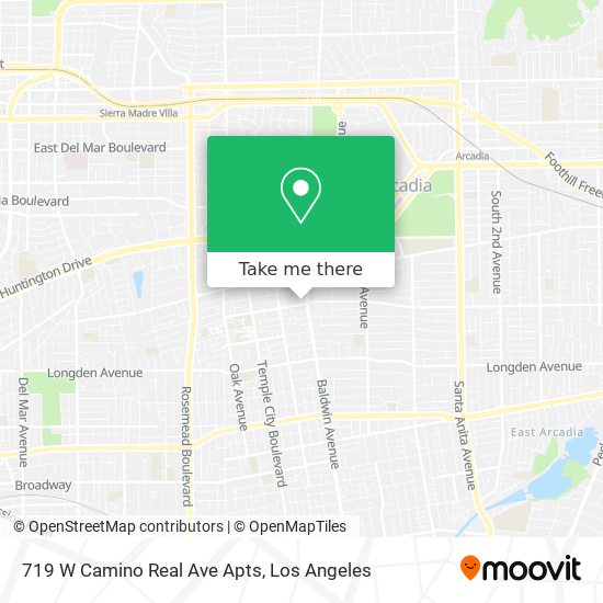 719 W Camino Real Ave Apts map