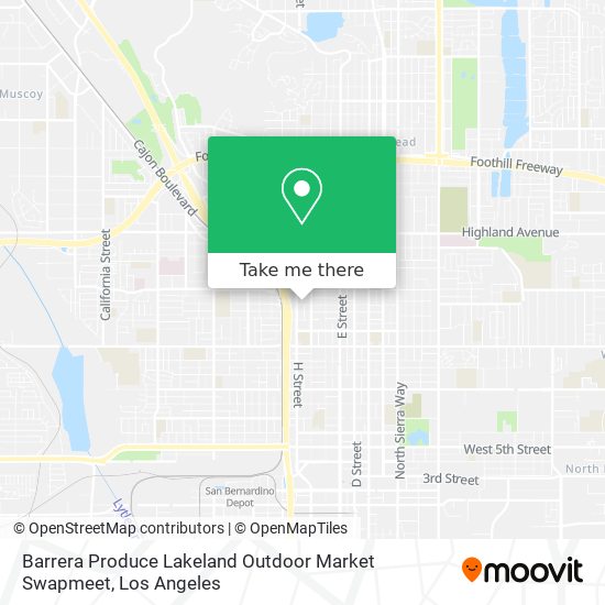Barrera Produce Lakeland Outdoor Market Swapmeet map