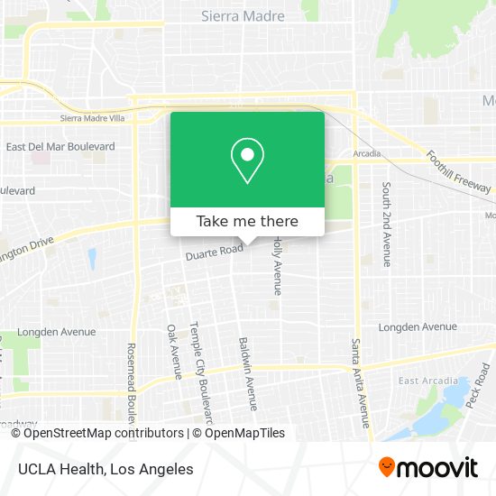 UCLA Health map