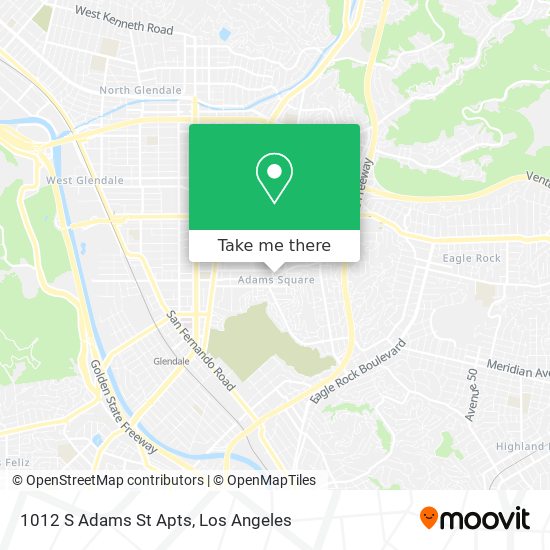 Mapa de 1012 S Adams St Apts