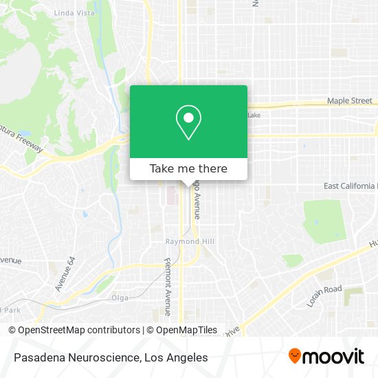 Pasadena Neuroscience map