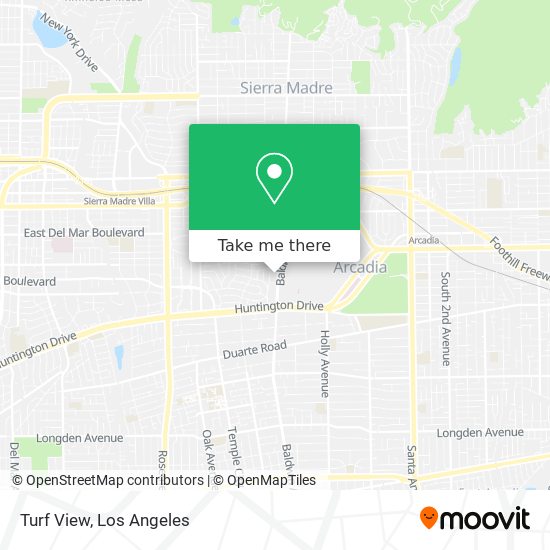 Turf View map