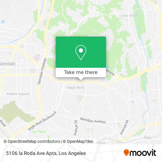 Mapa de 5106 la Roda Ave Apts