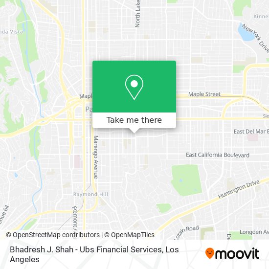 Bhadresh J. Shah - Ubs Financial Services map