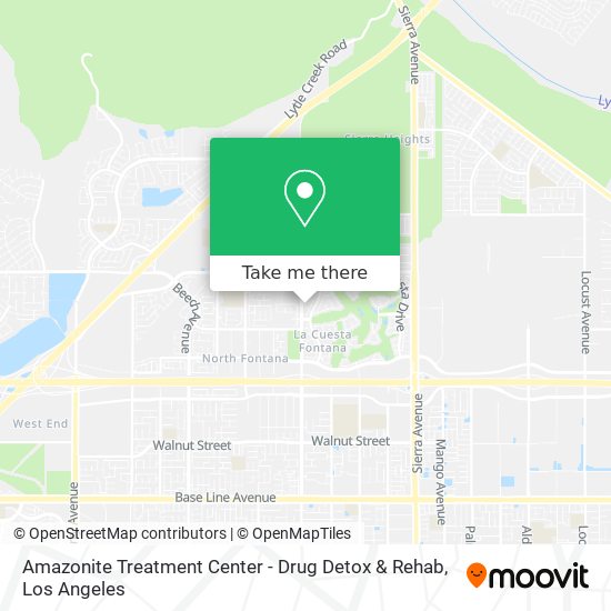 Amazonite Treatment Center - Drug Detox & Rehab map