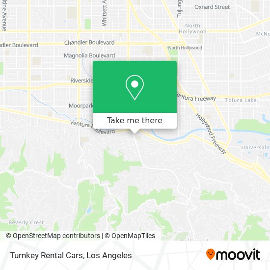 Mapa de Turnkey Rental Cars
