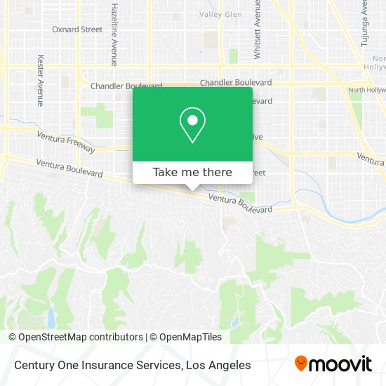 Century One Insurance Services map