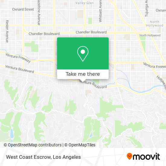 West Coast Escrow map