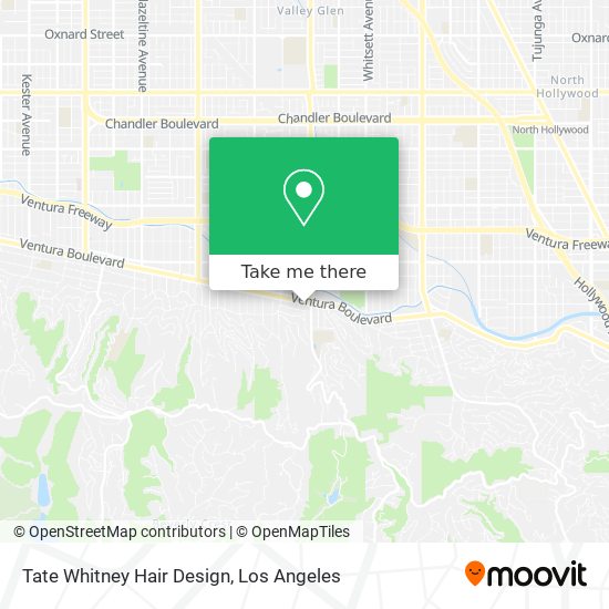 Mapa de Tate Whitney Hair Design