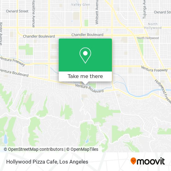 Hollywood Pizza Cafe map