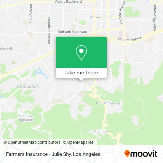 Mapa de Farmers Insurance - Julie Shy