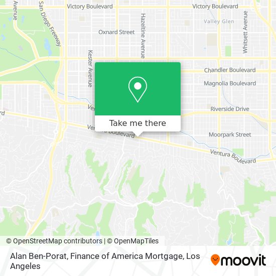 Mapa de Alan Ben-Porat, Finance of America Mortgage