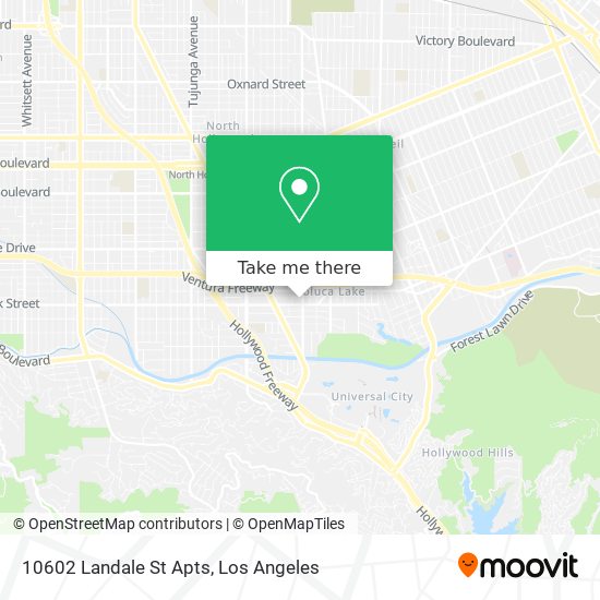 10602 Landale St Apts map