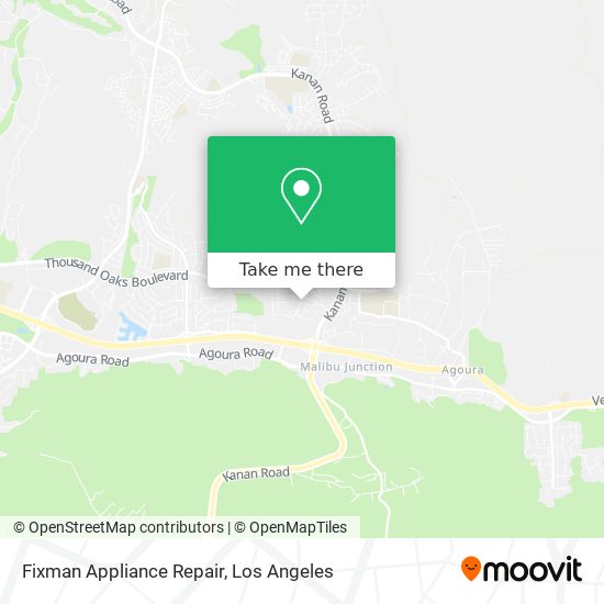 Fixman Appliance Repair map