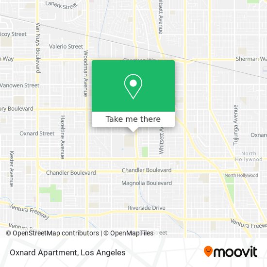 Oxnard Apartment map