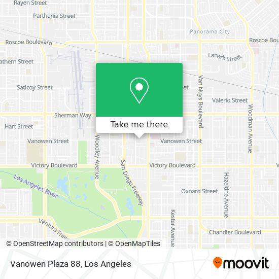 Vanowen Plaza 88 map