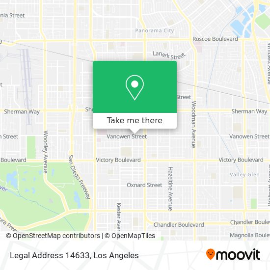 Legal Address 14633 map
