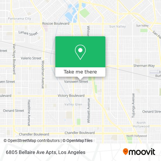 Mapa de 6805 Bellaire Ave Apts