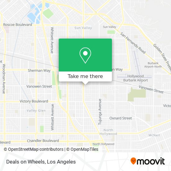 Deals on Wheels map