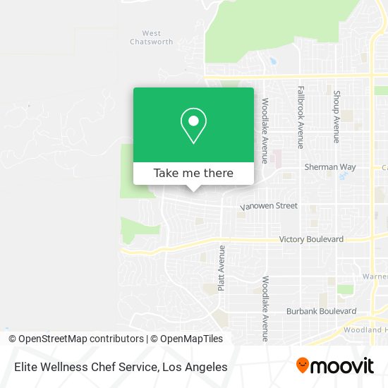 Elite Wellness Chef Service map