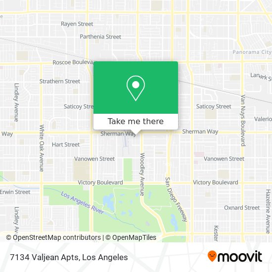 7134 Valjean Apts map