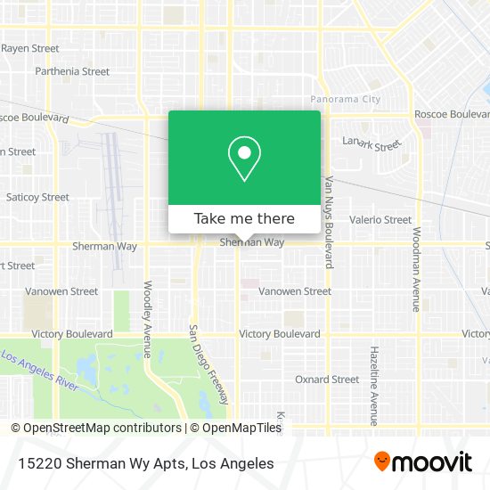 15220 Sherman Wy Apts map