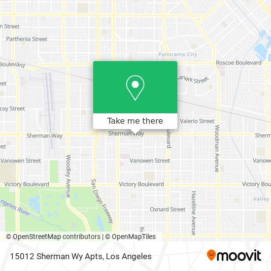 Mapa de 15012 Sherman Wy Apts