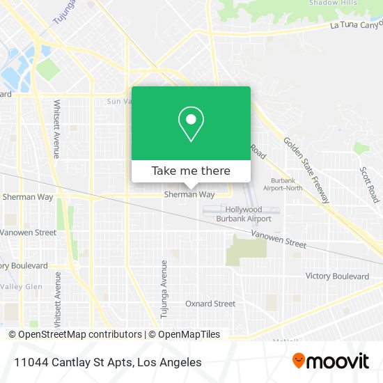11044 Cantlay St Apts map