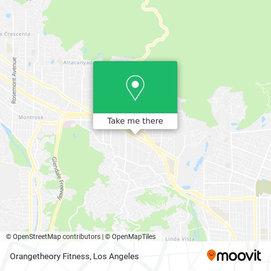 Mapa de Orangetheory Fitness