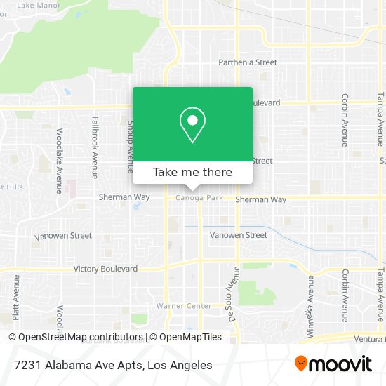 7231 Alabama Ave Apts map
