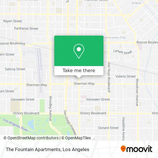 The Fountain Apartments map