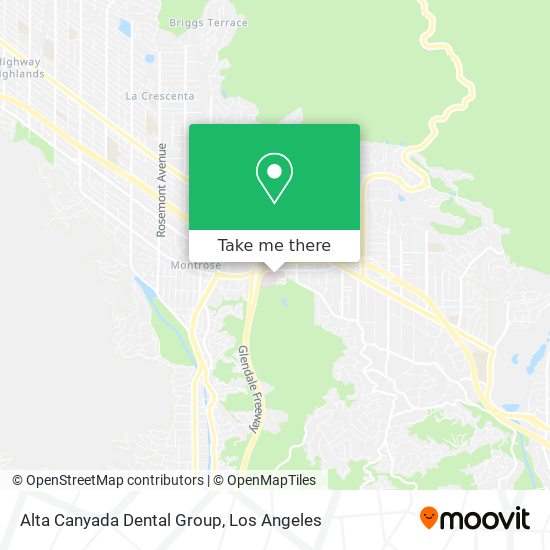 Alta Canyada Dental Group map