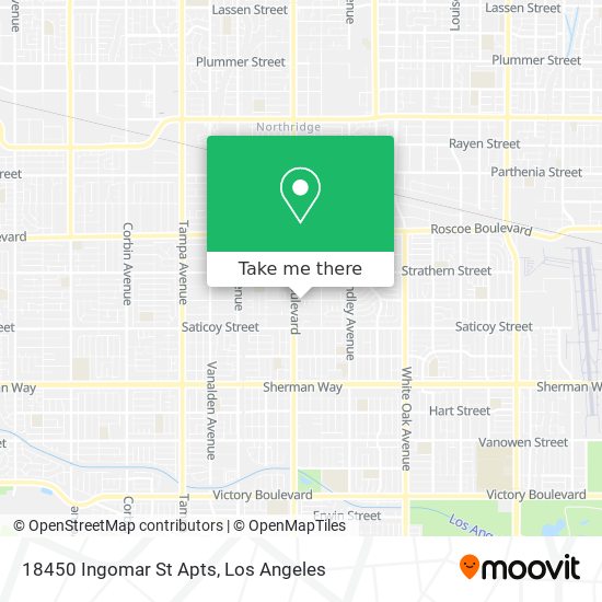 18450 Ingomar St Apts map