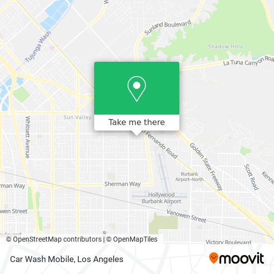 Car Wash Mobile map