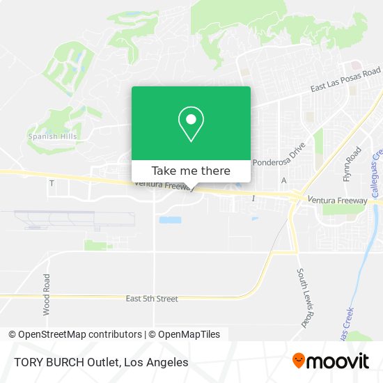 How to get to TORY BURCH Outlet in Camarillo by Bus or Train?