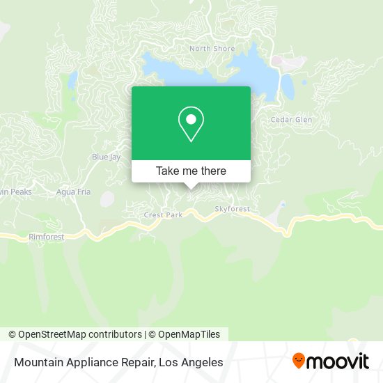 Mountain Appliance Repair map