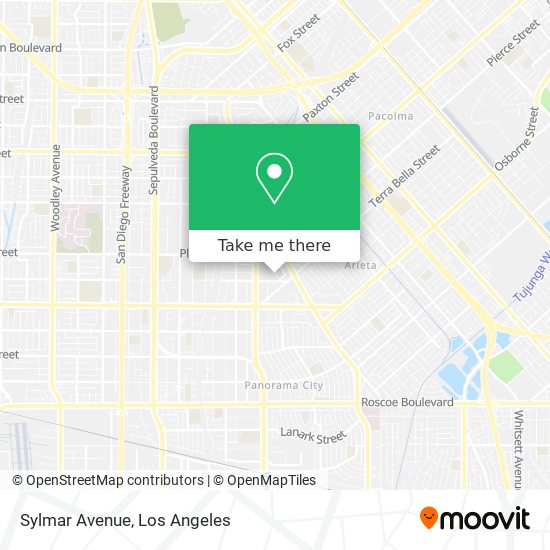 Sylmar Avenue map