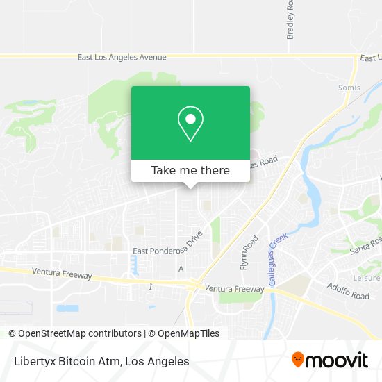 Mapa de Libertyx Bitcoin Atm