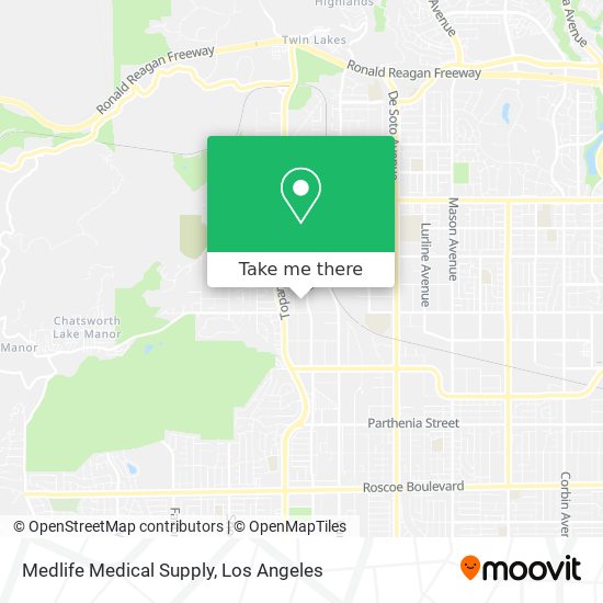 Medlife Medical Supply map