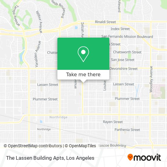 The Lassen Building Apts map