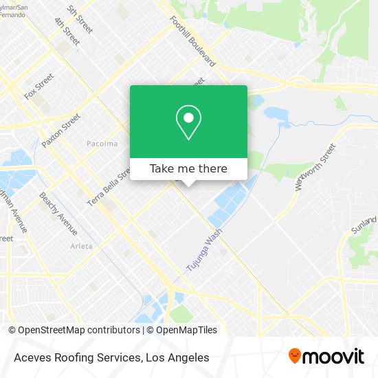 Mapa de Aceves Roofing Services