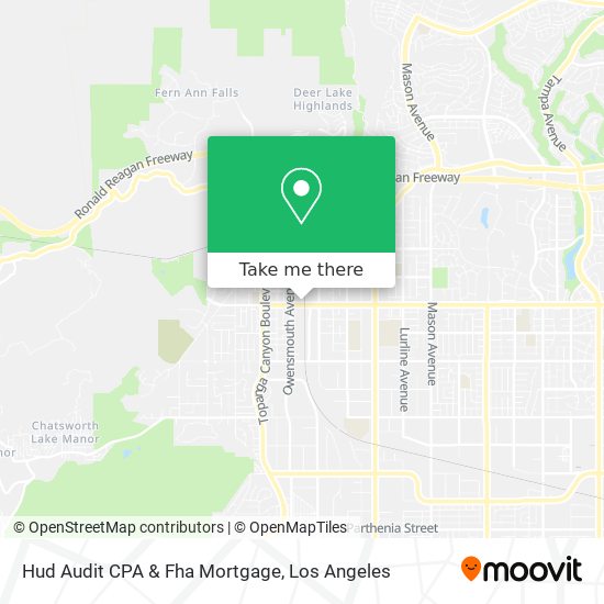 Mapa de Hud Audit CPA & Fha Mortgage