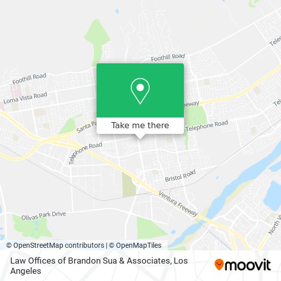 Mapa de Law Offices of Brandon Sua & Associates