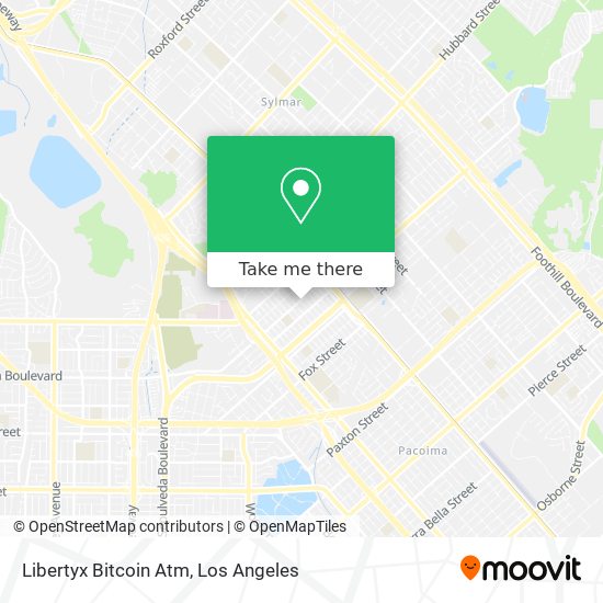 Mapa de Libertyx Bitcoin Atm