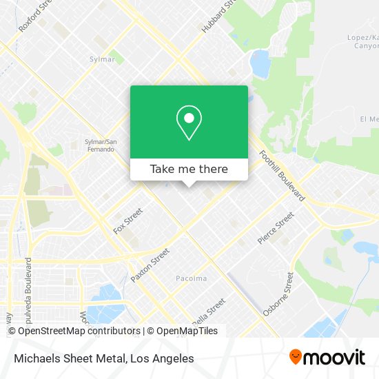 Michaels Sheet Metal map